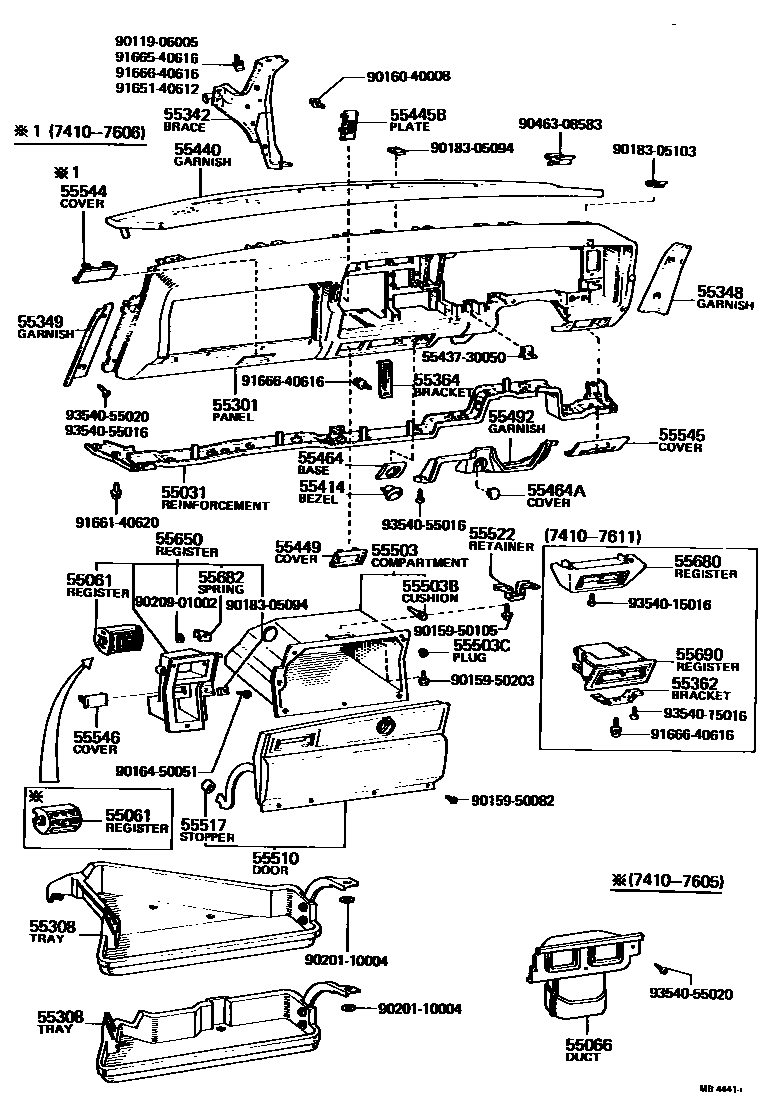 Parts diagram