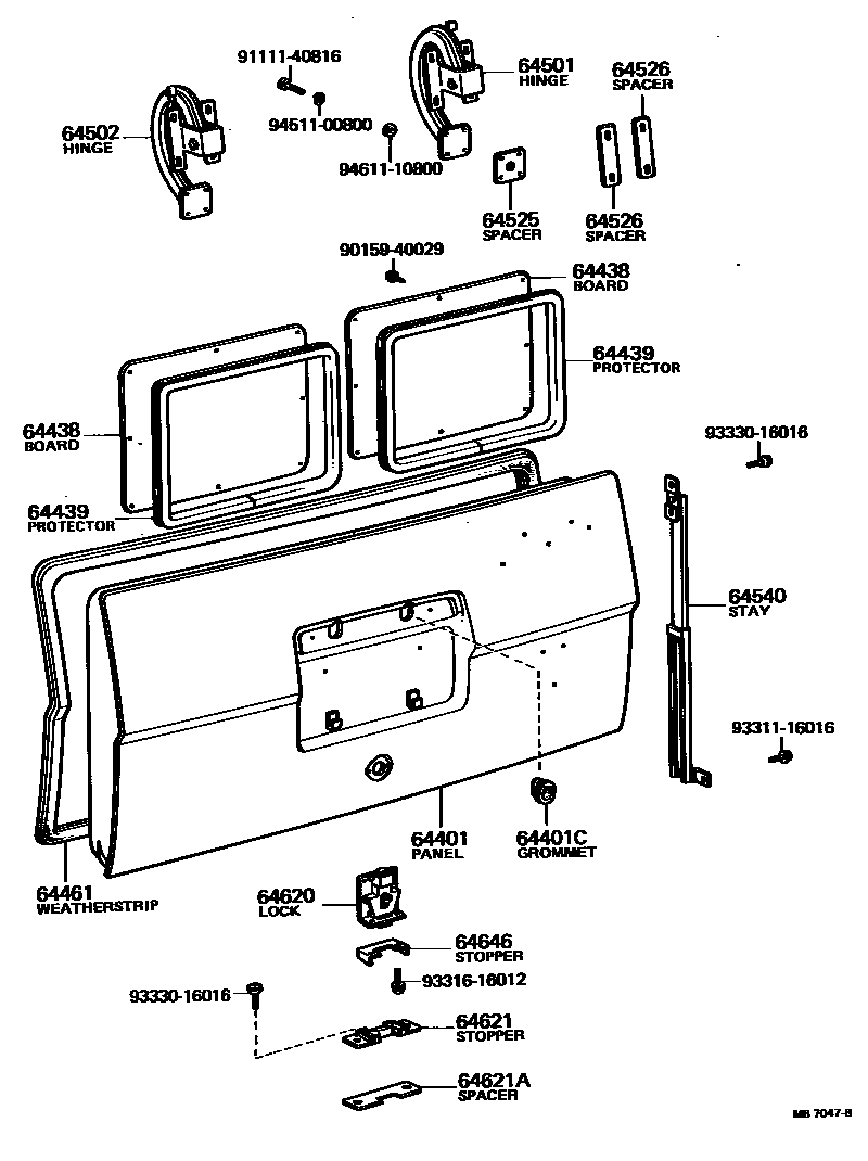Parts diagram