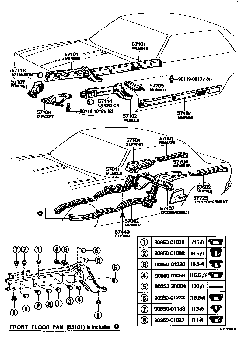 Parts diagram