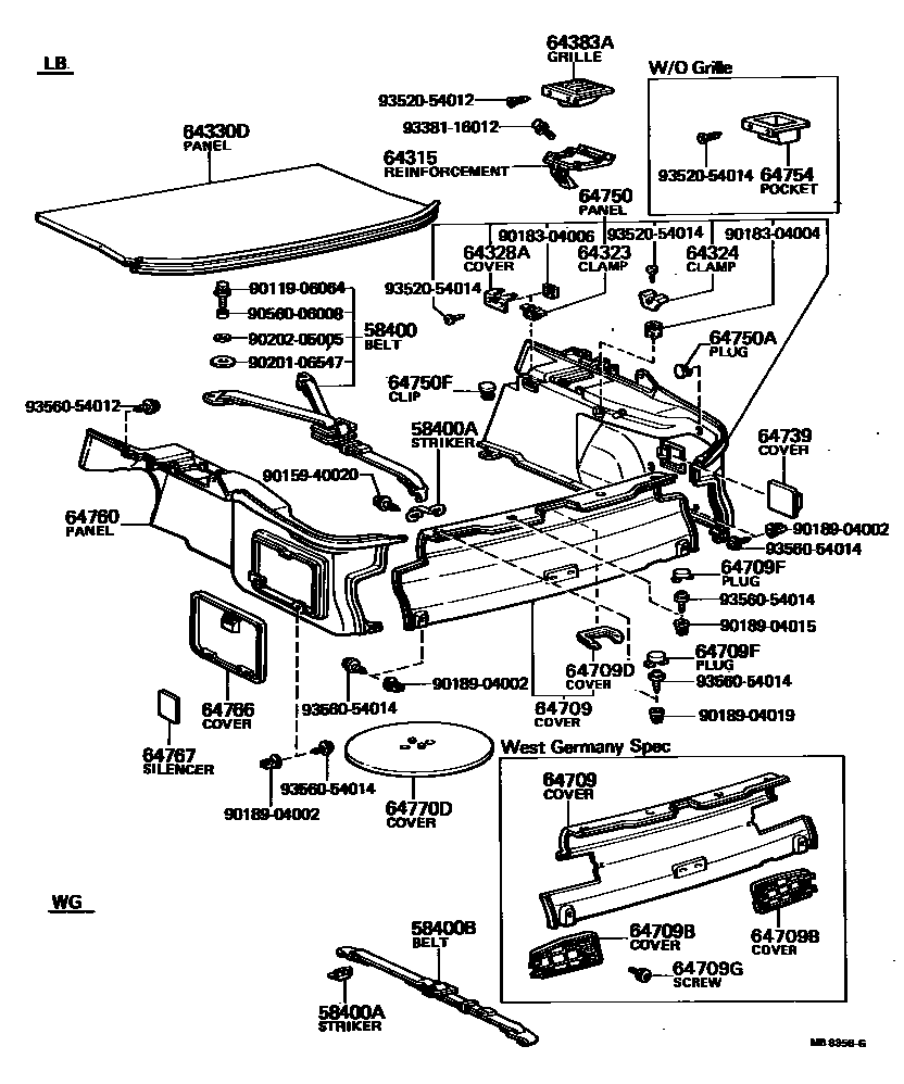 Parts diagram