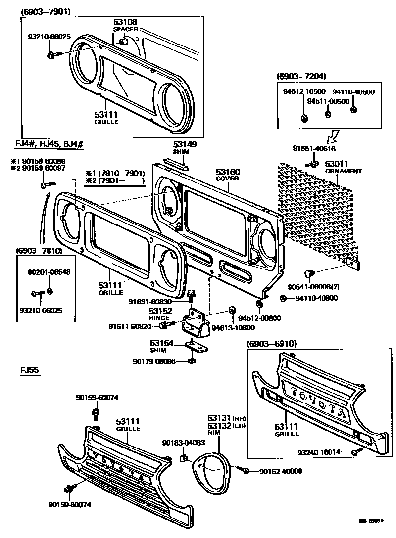 Parts diagram