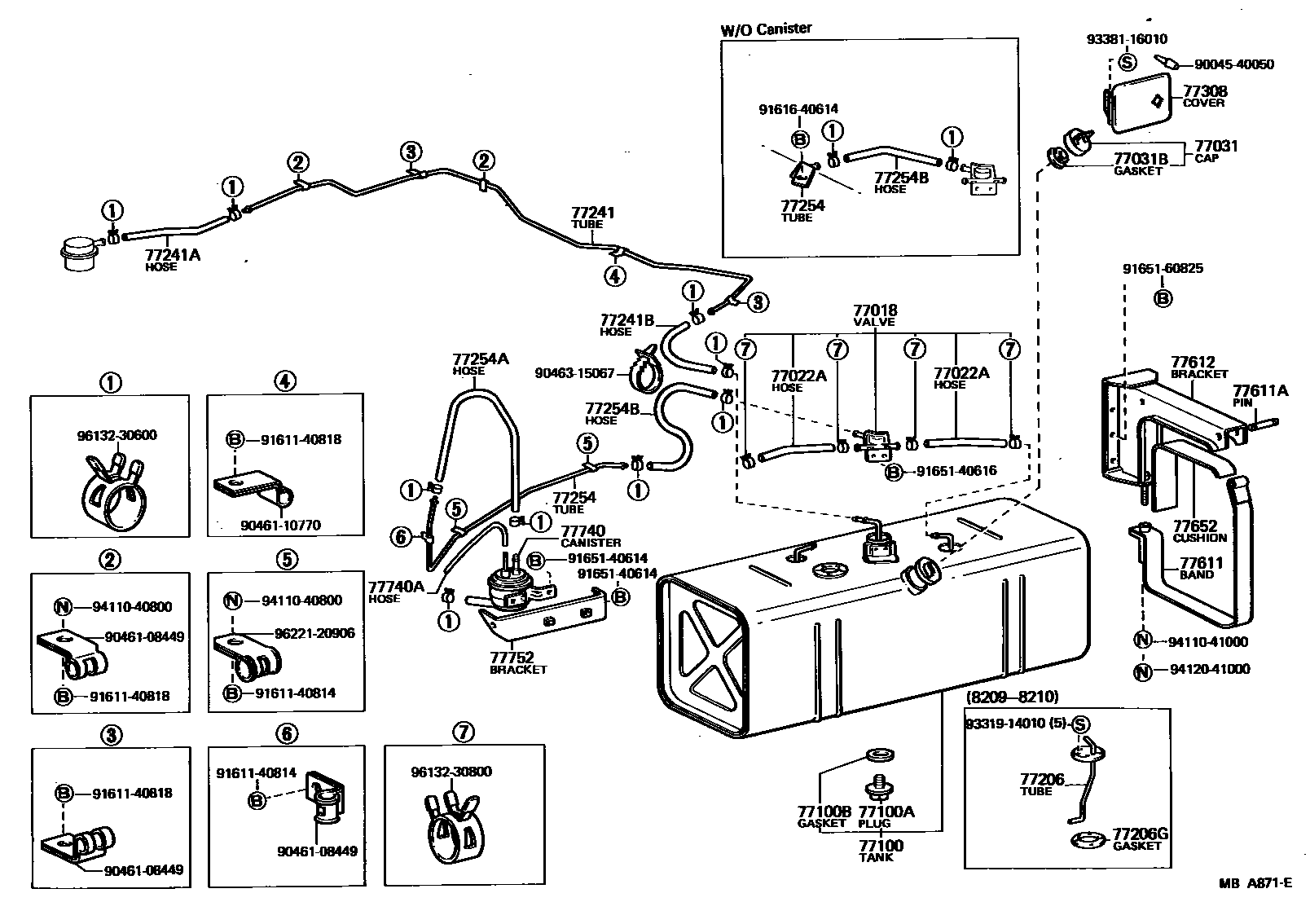 Parts diagram