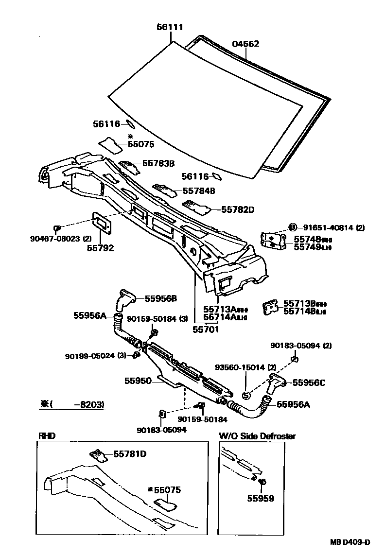 Parts diagram