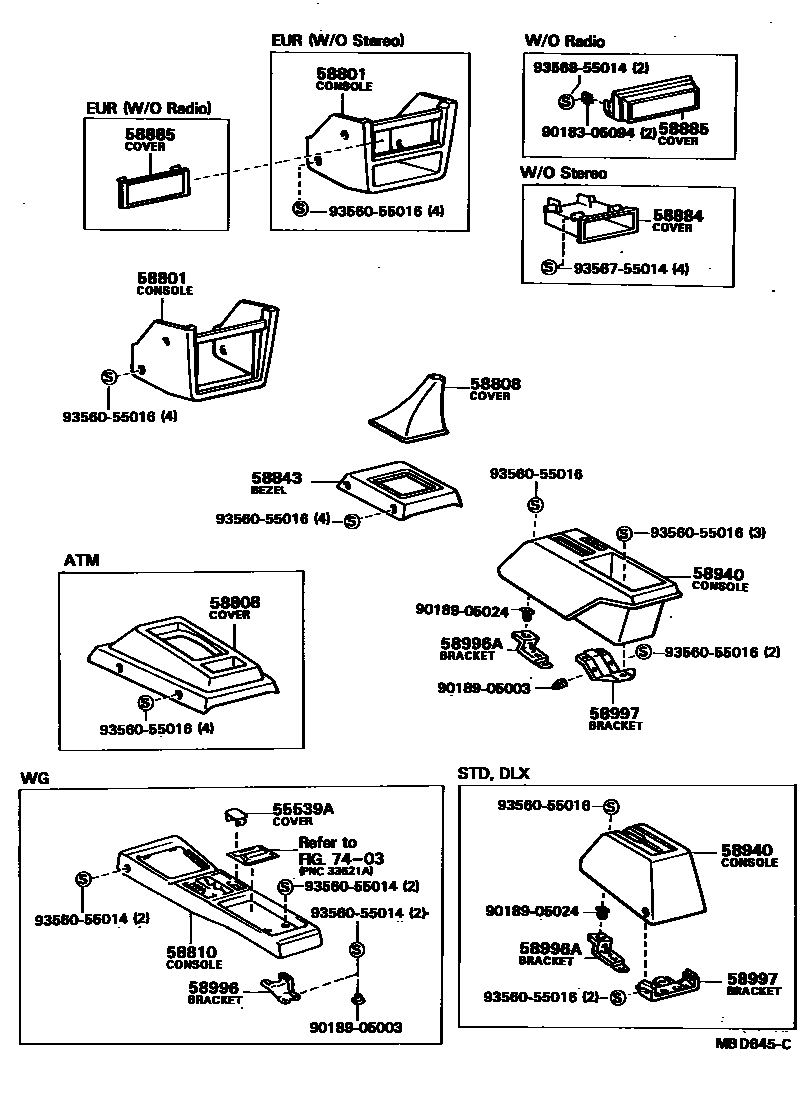 Parts diagram