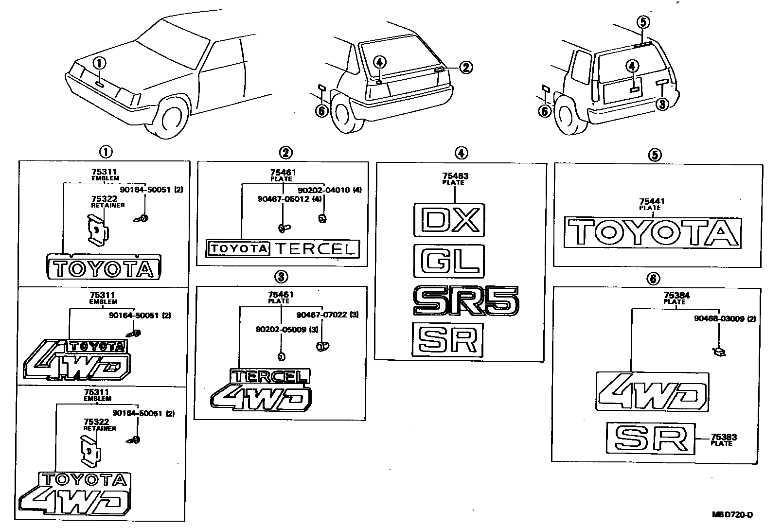 Parts diagram