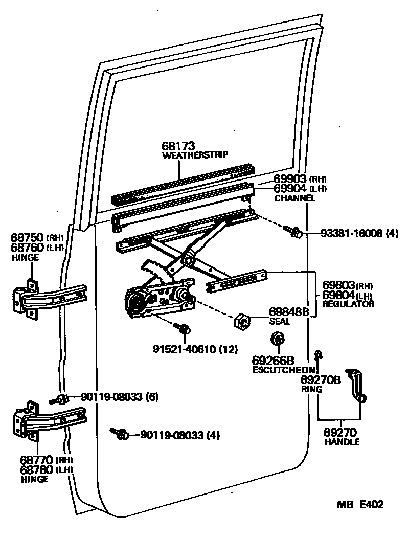 Parts diagram