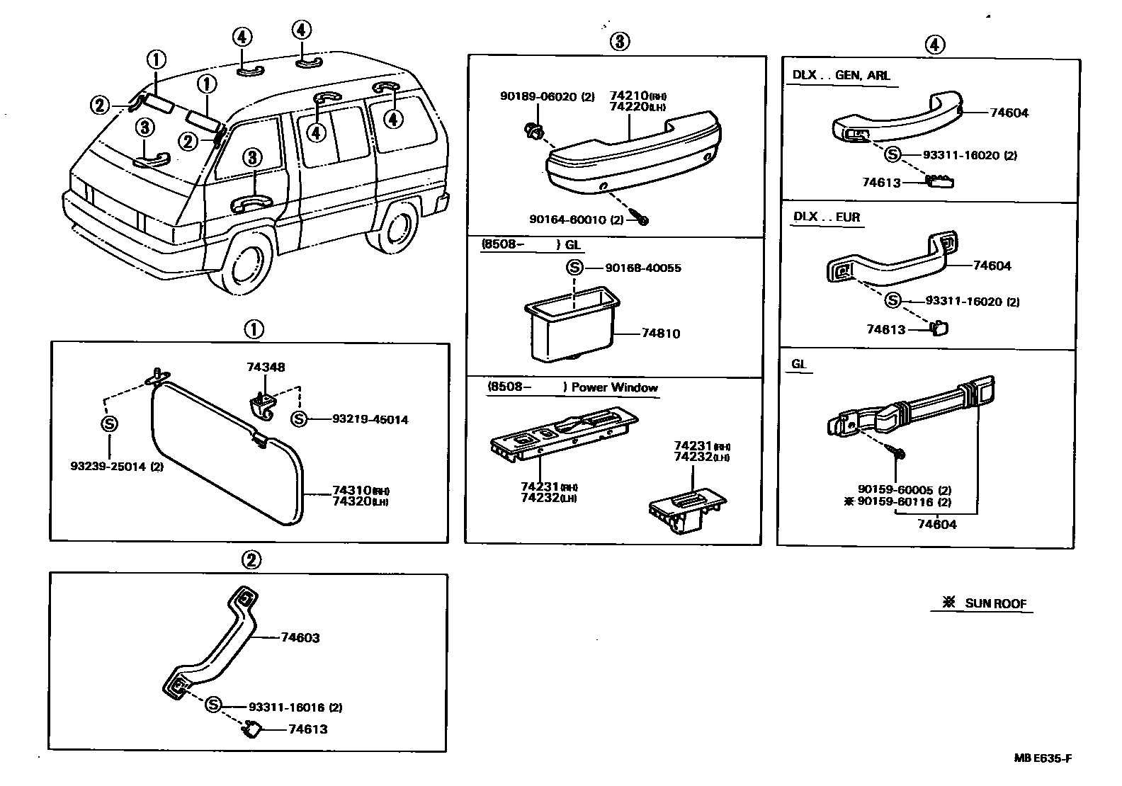 Parts diagram