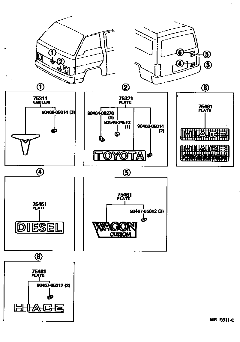 Parts diagram