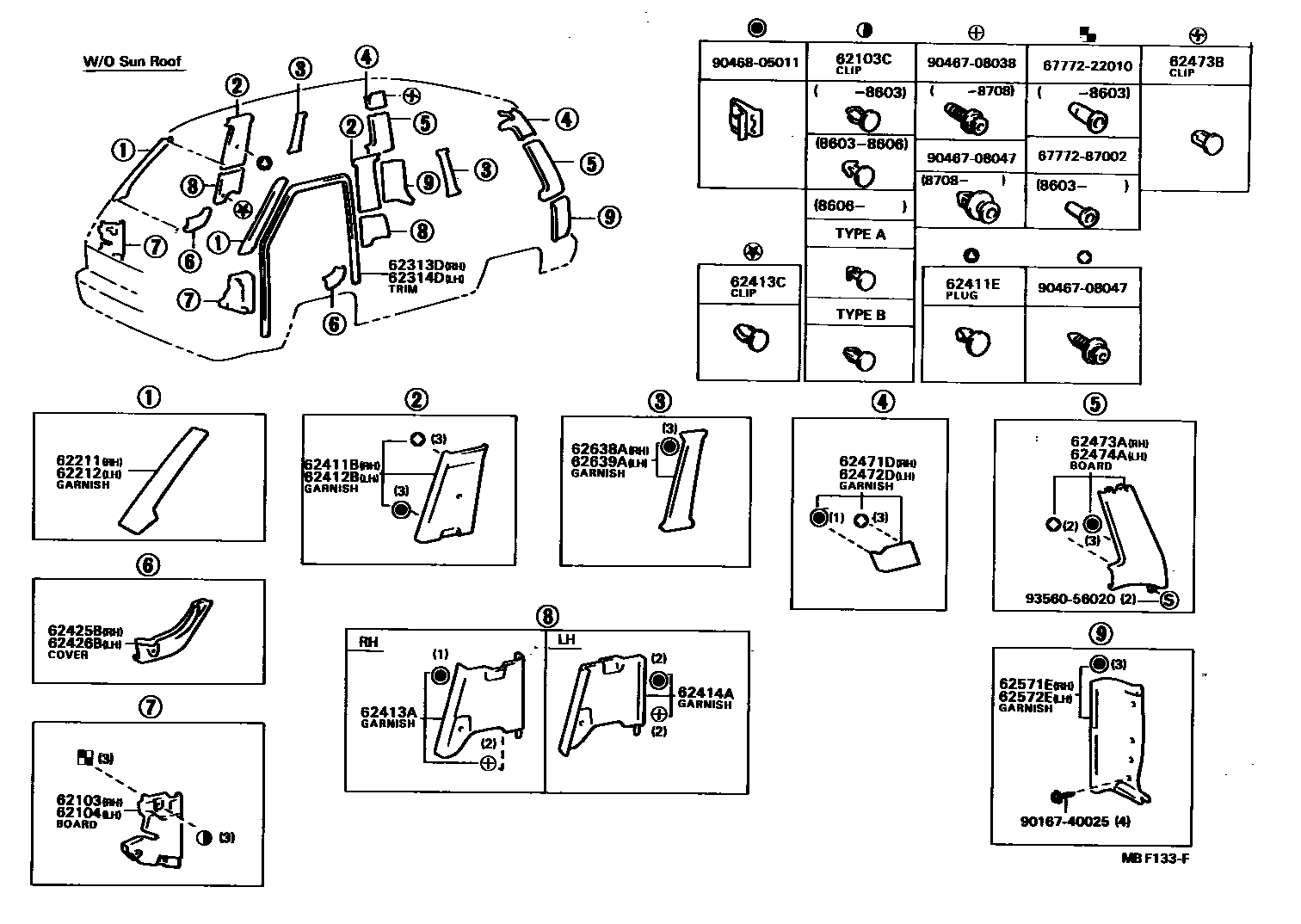 Parts diagram