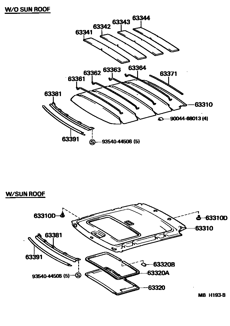 Parts diagram