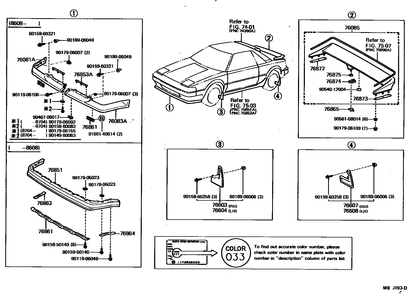 Parts diagram