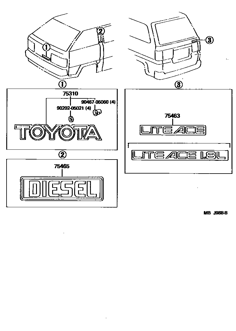 Parts diagram