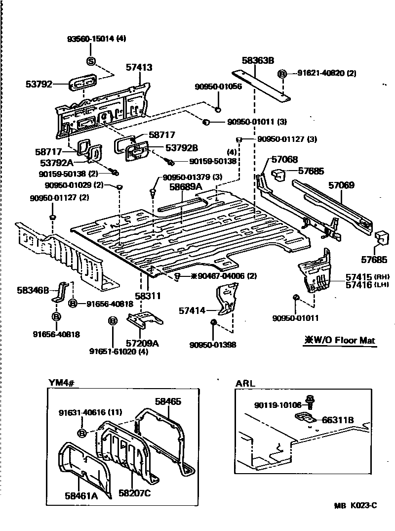 Parts diagram