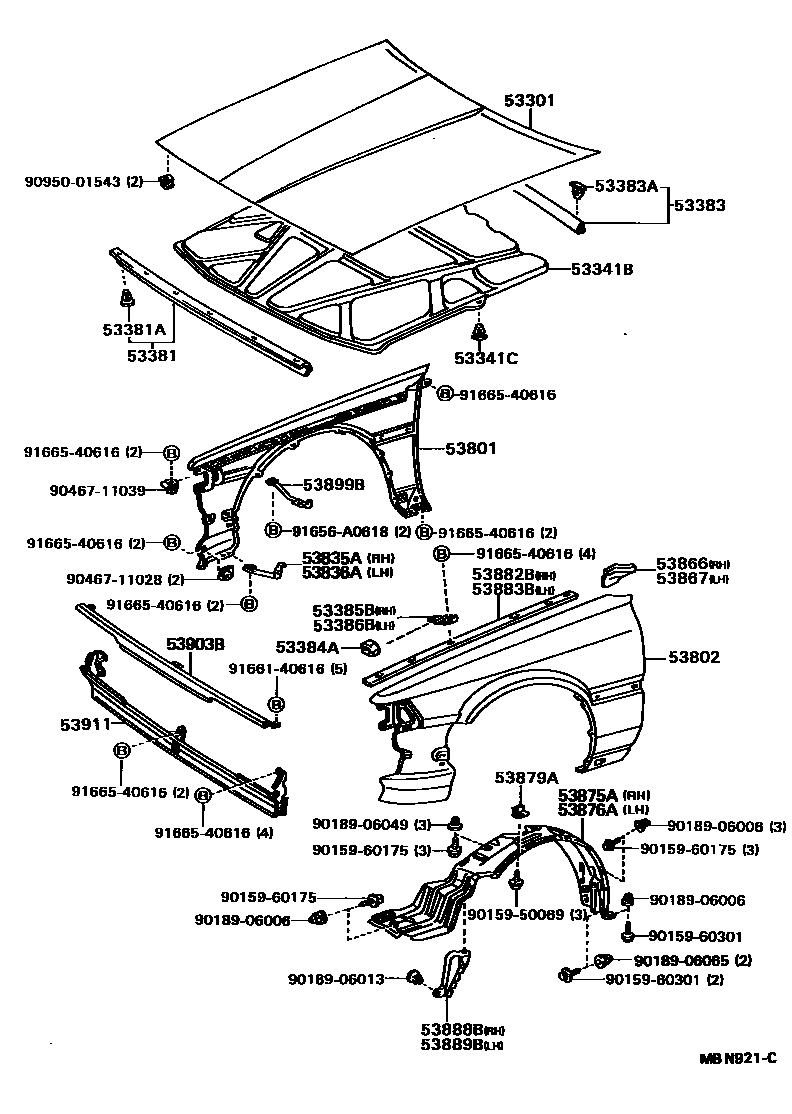 Parts diagram