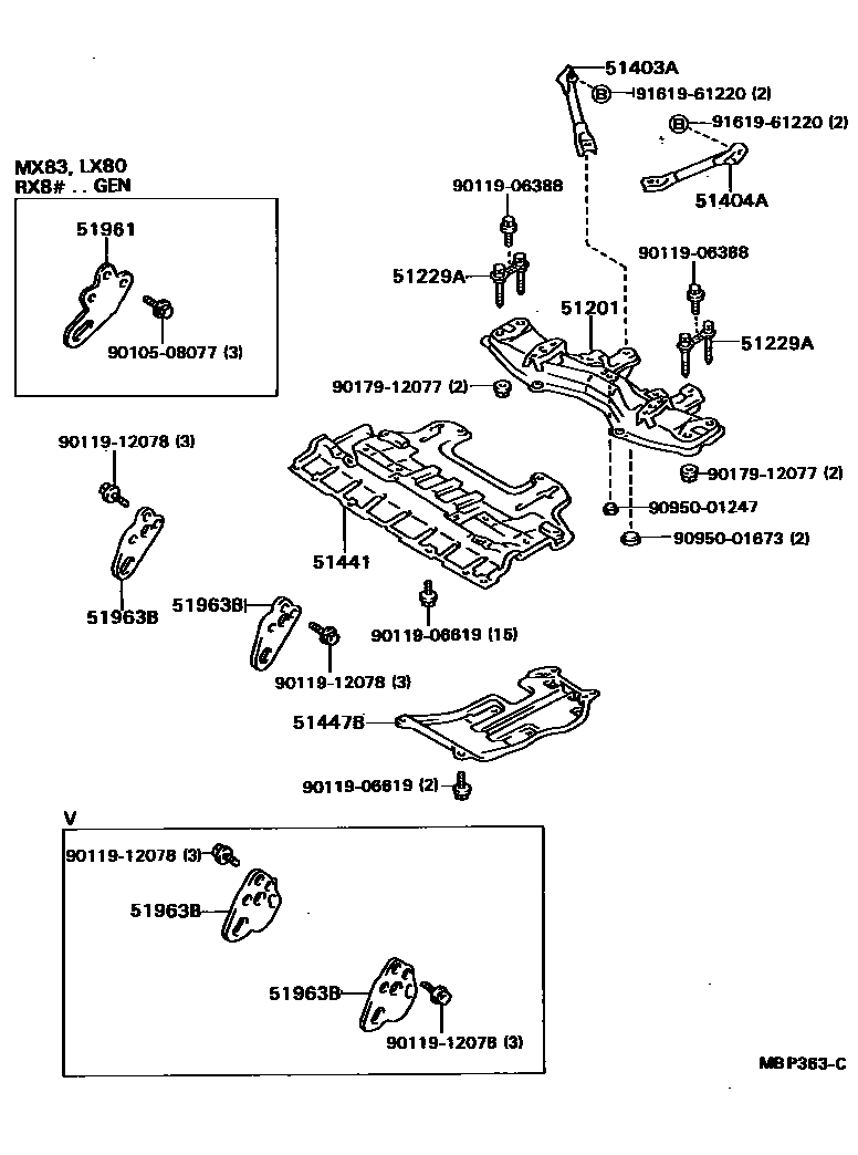 Parts diagram