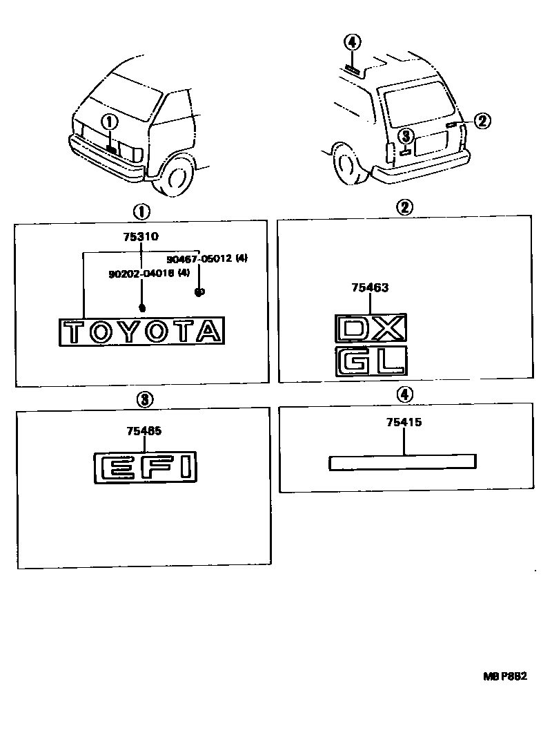 Parts diagram