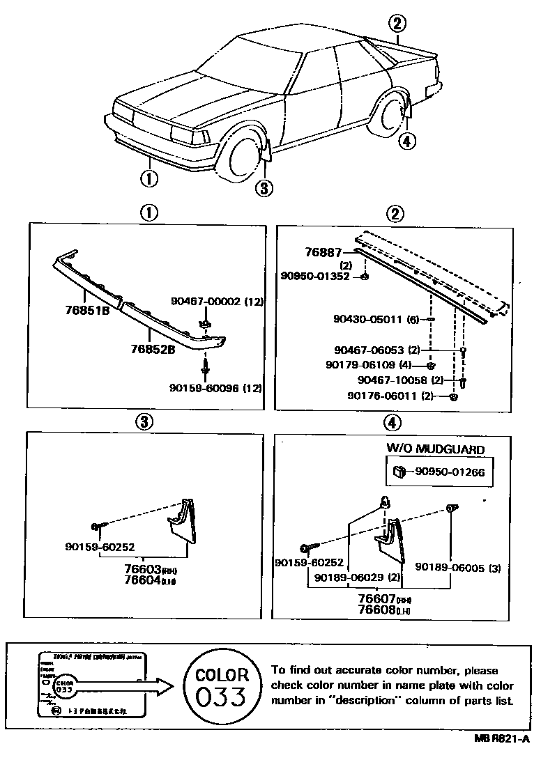 Parts diagram