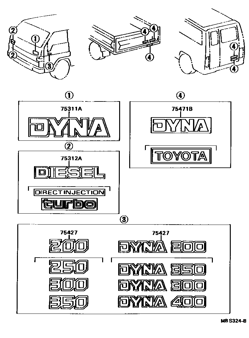 Parts diagram