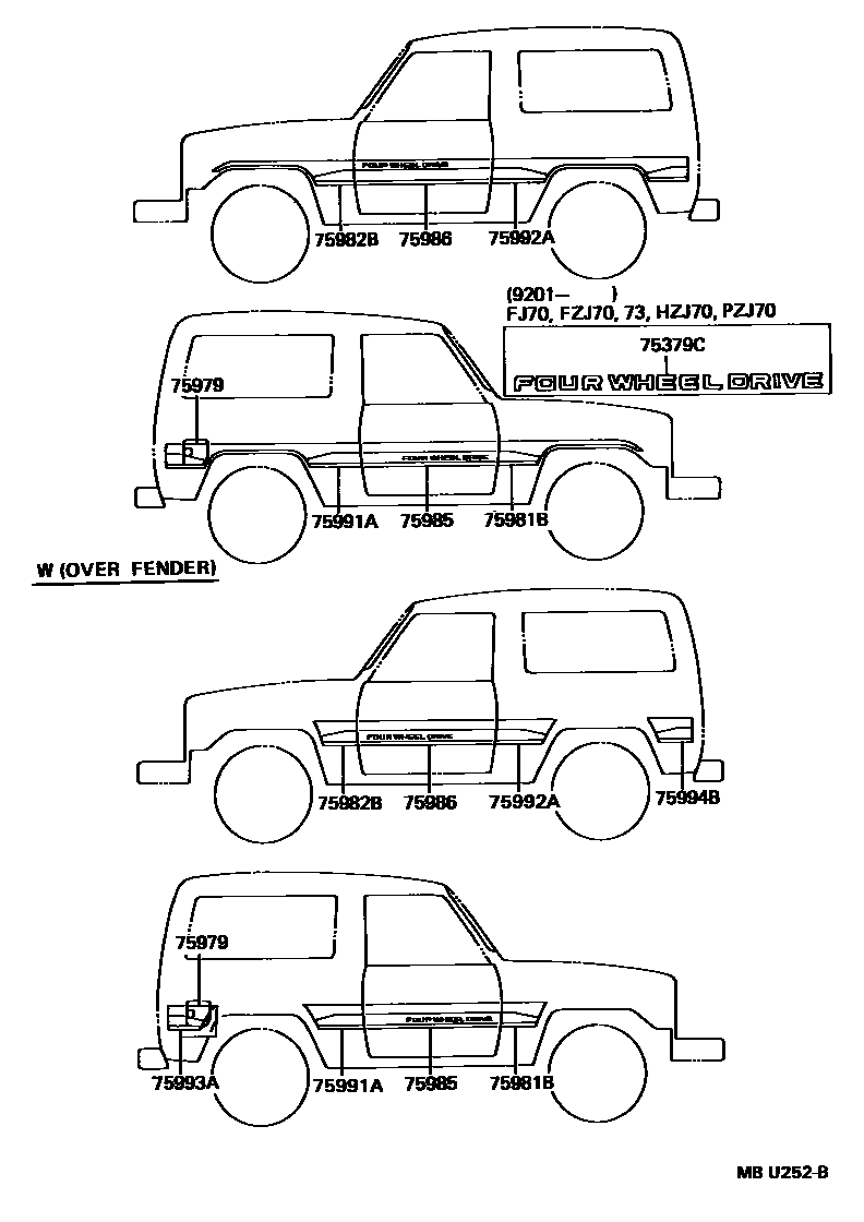 Parts diagram