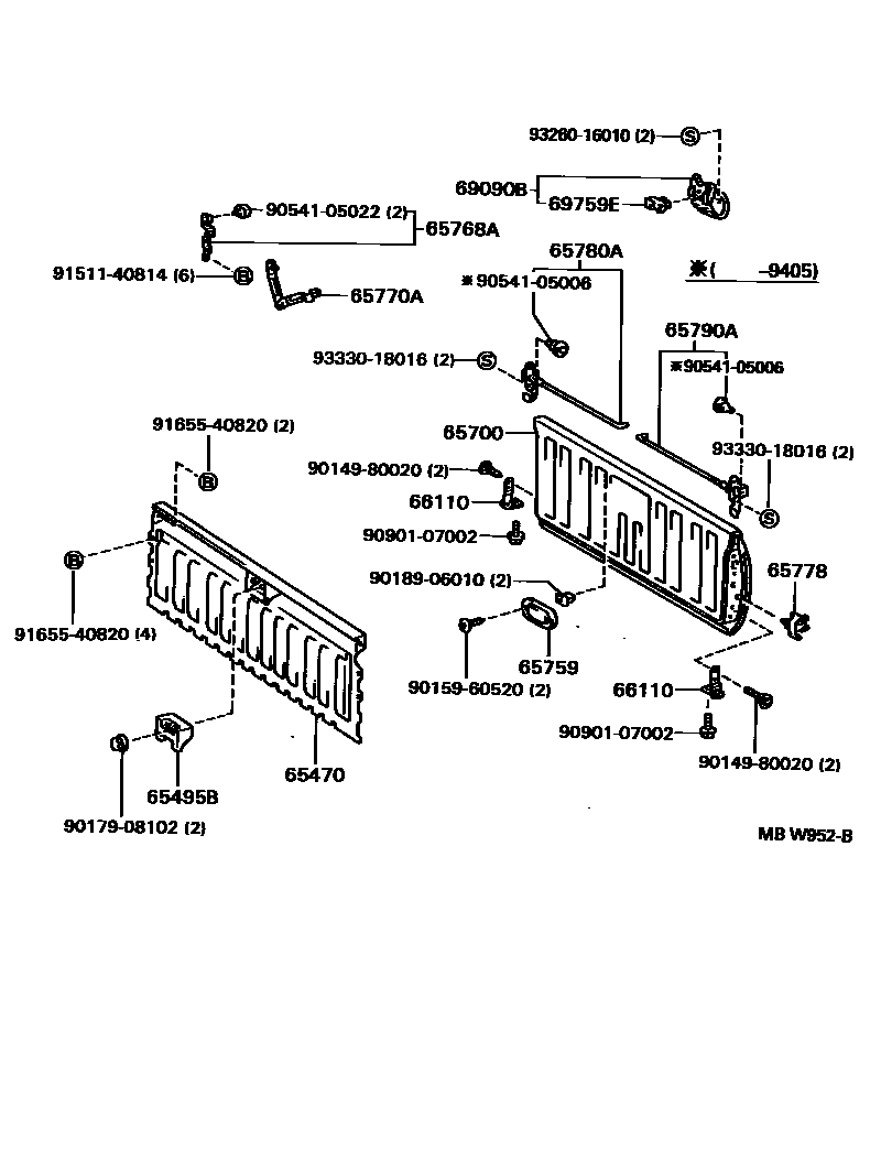 Parts diagram