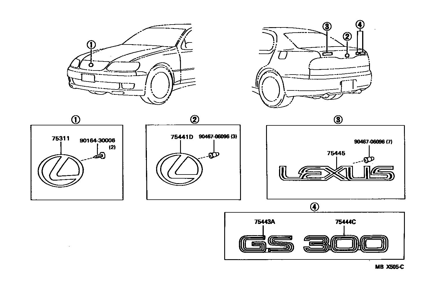 Parts diagram
