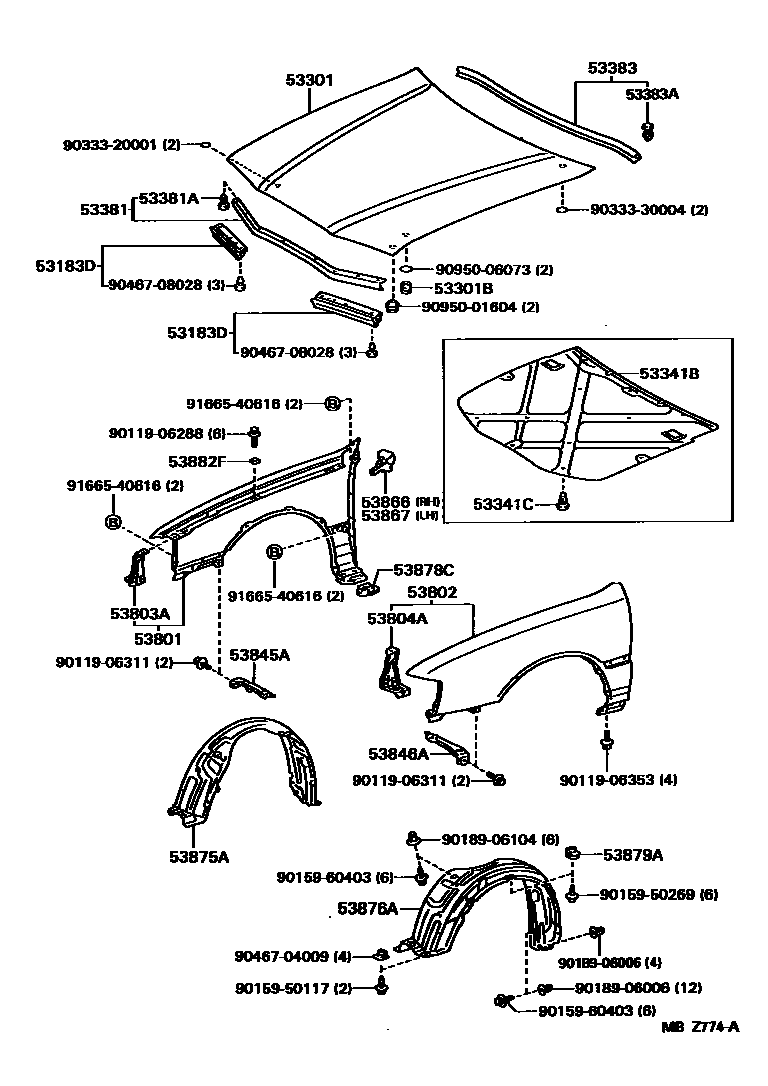 Parts diagram