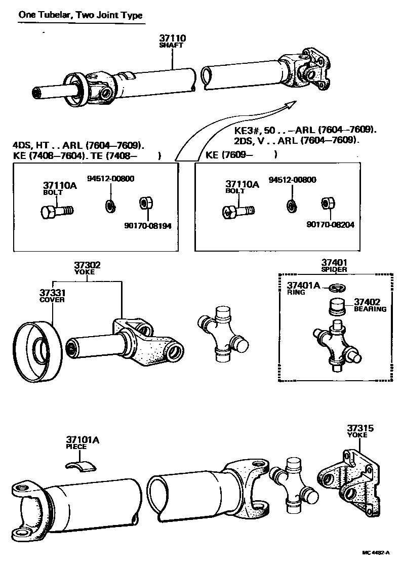 Parts diagram