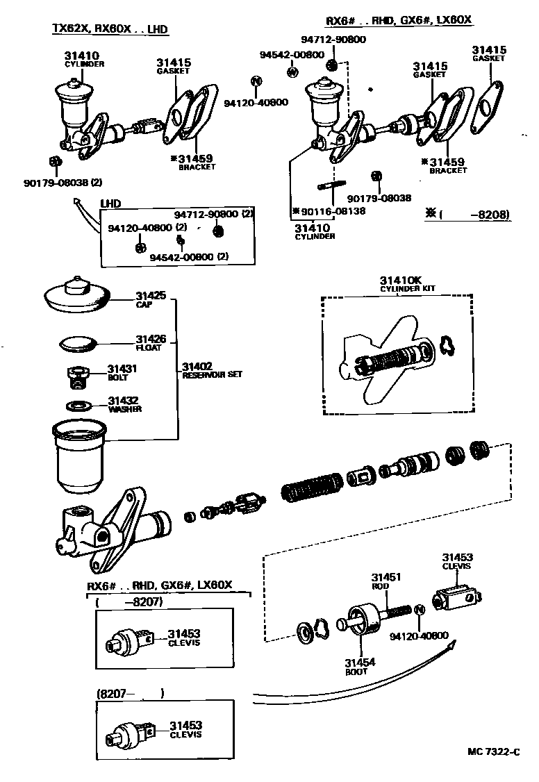 Parts diagram