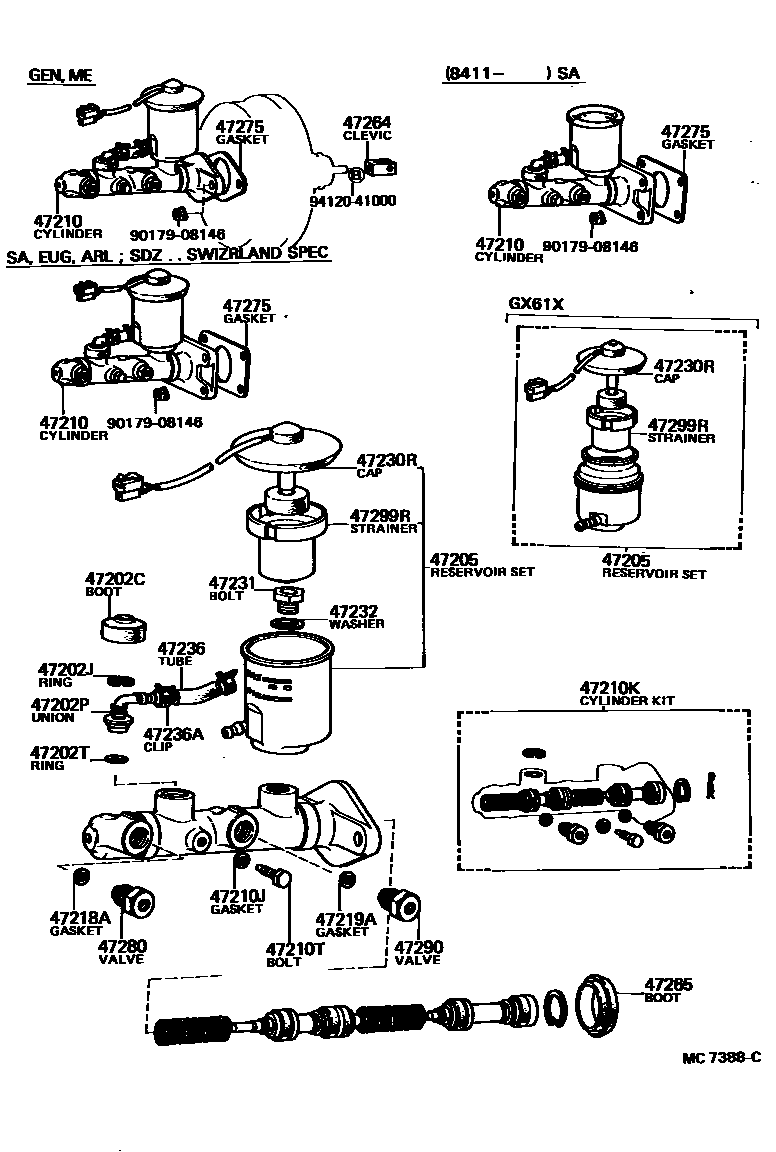 Parts diagram