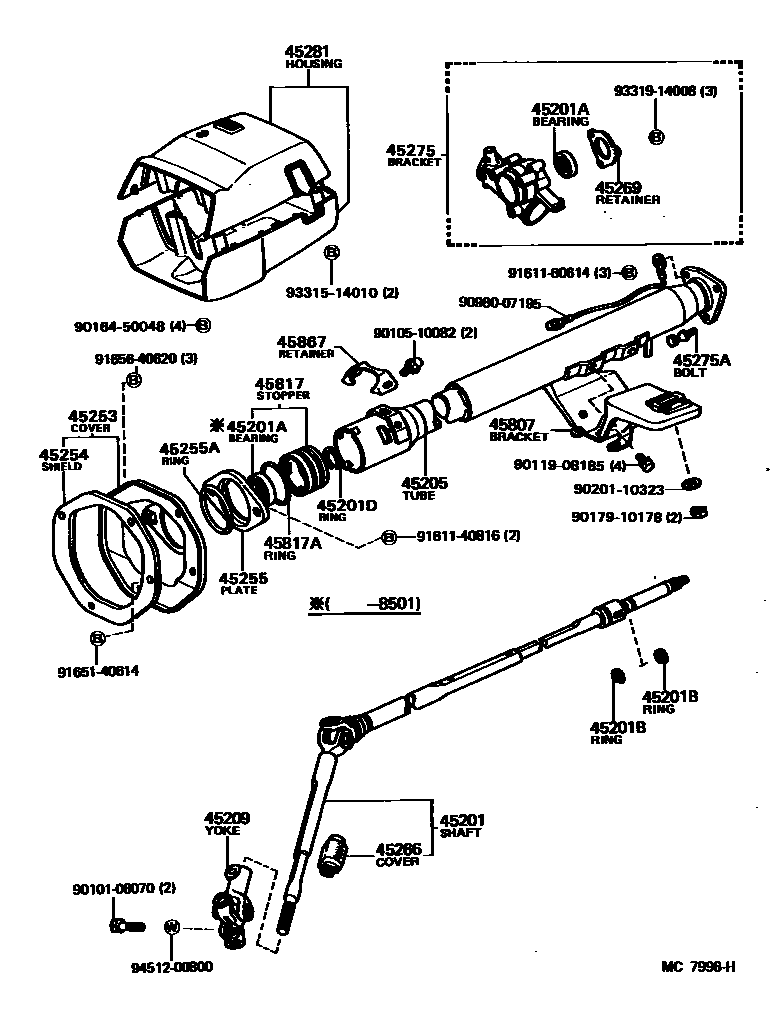 Parts diagram
