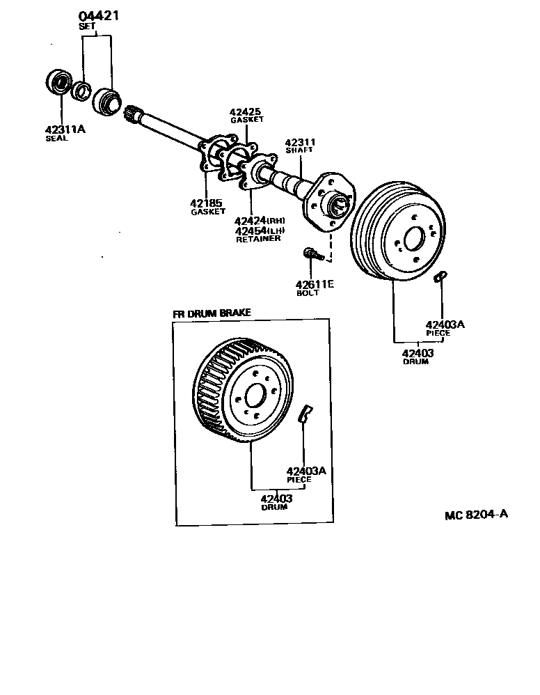 Parts diagram