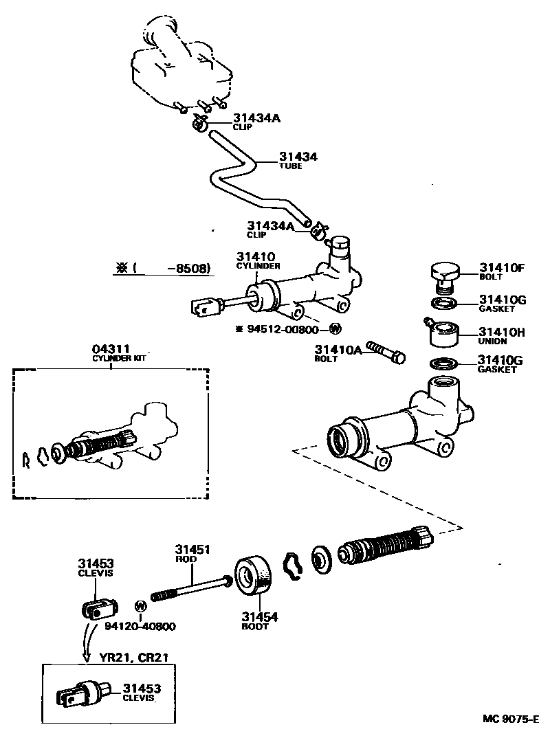 Parts diagram