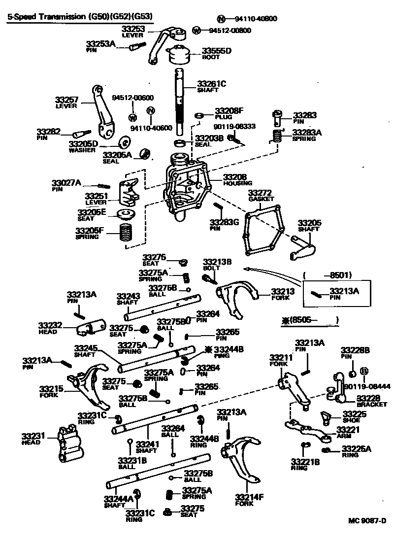 Parts diagram