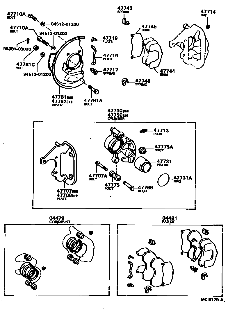 Parts diagram