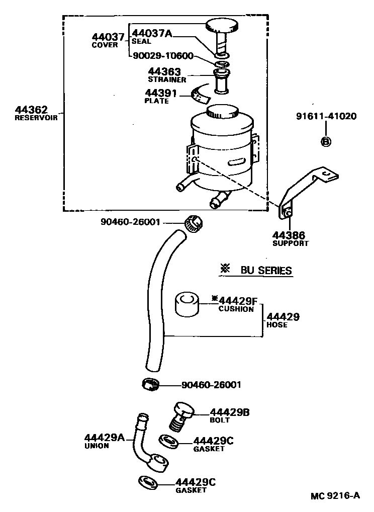 Parts diagram