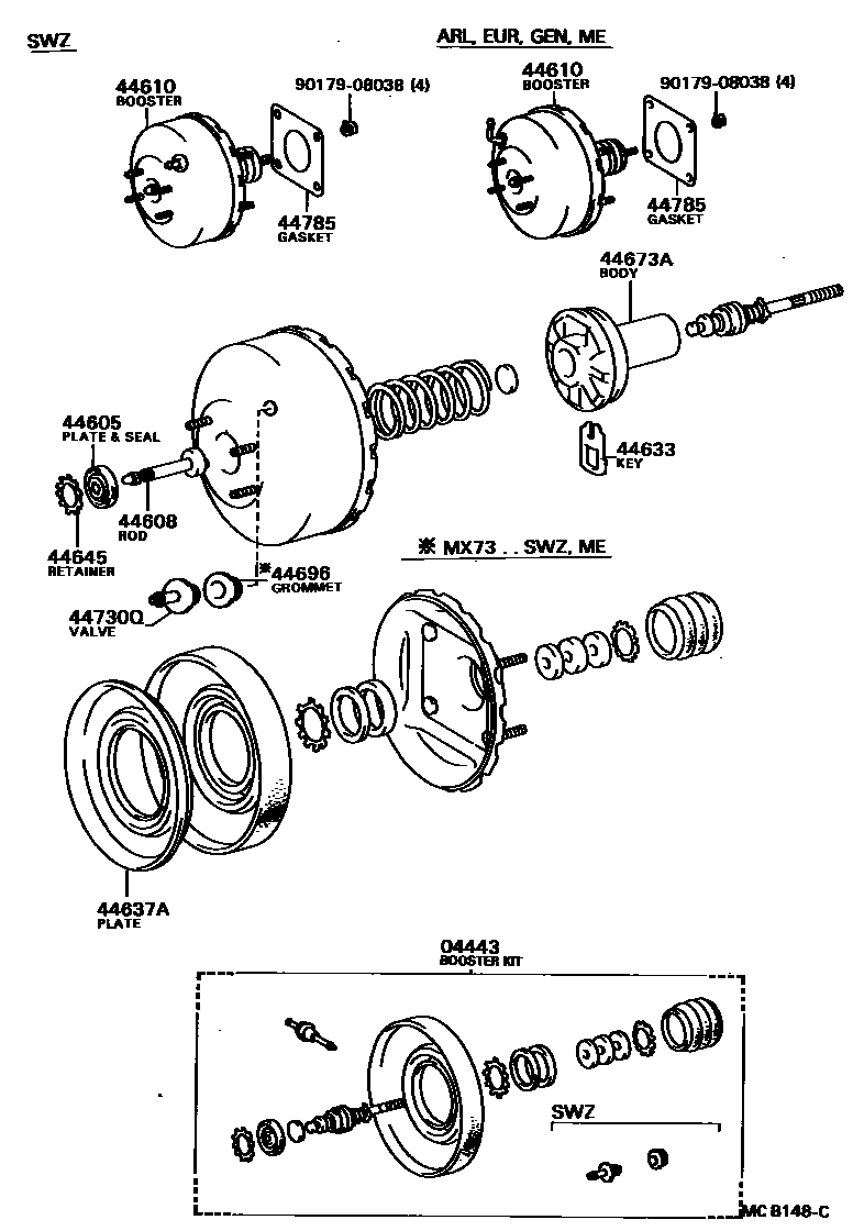 Parts diagram