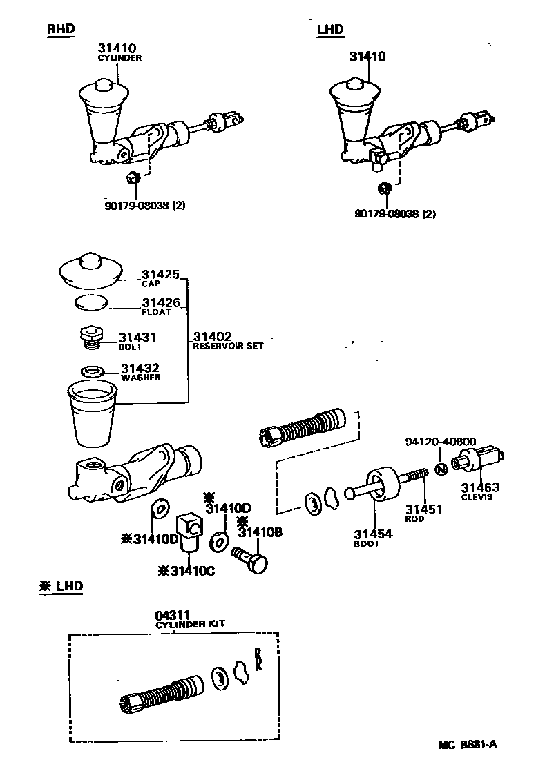Parts diagram