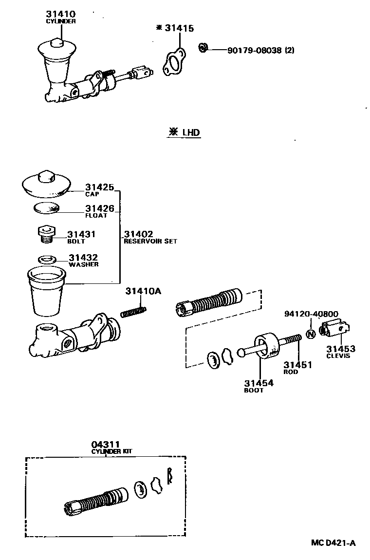 Parts diagram