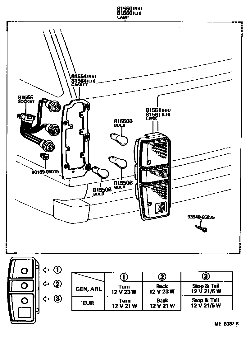 Parts diagram