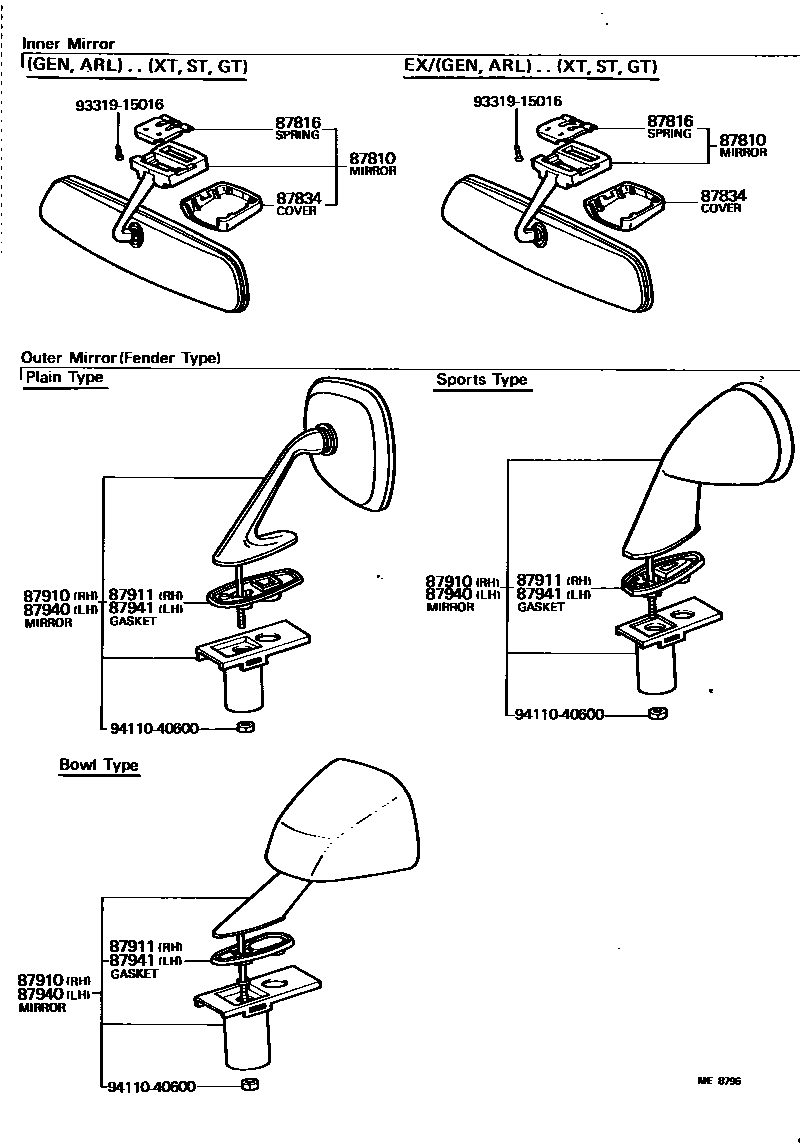 Parts diagram