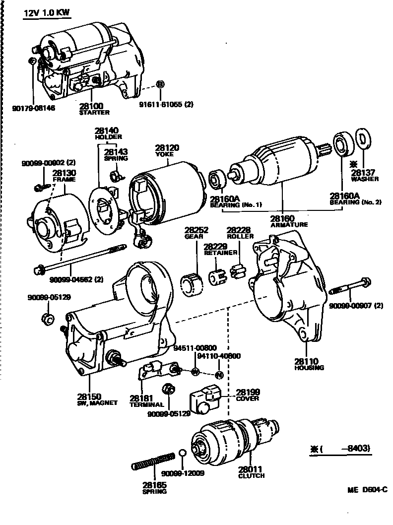 Parts diagram