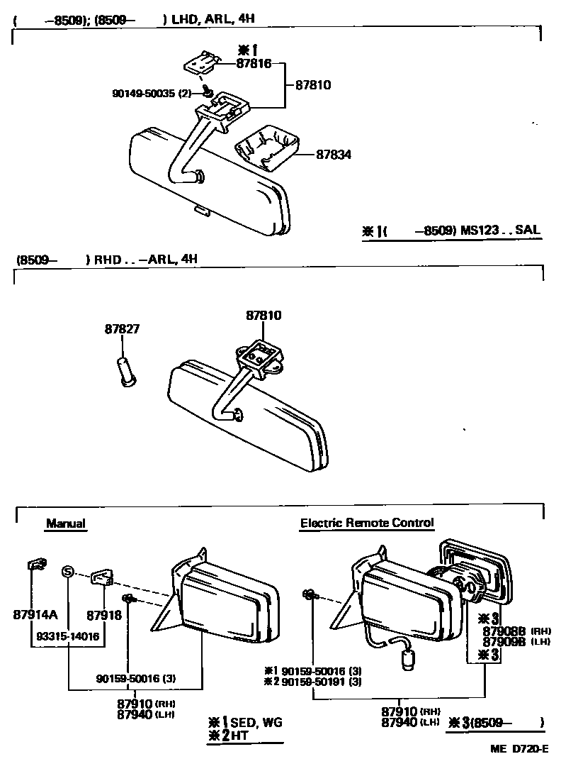 Parts diagram