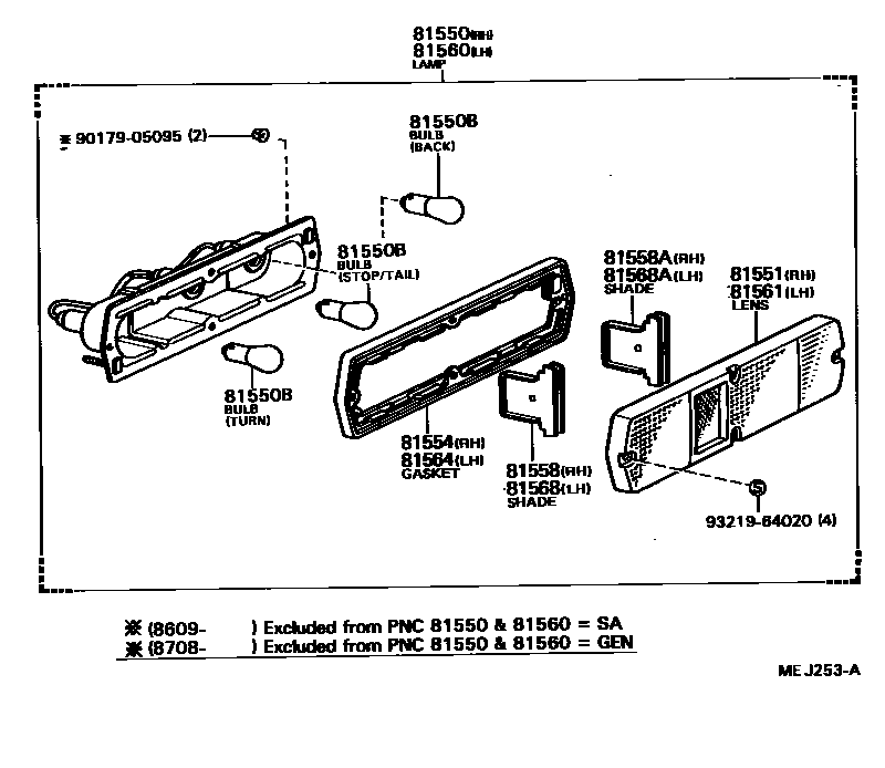 Parts diagram