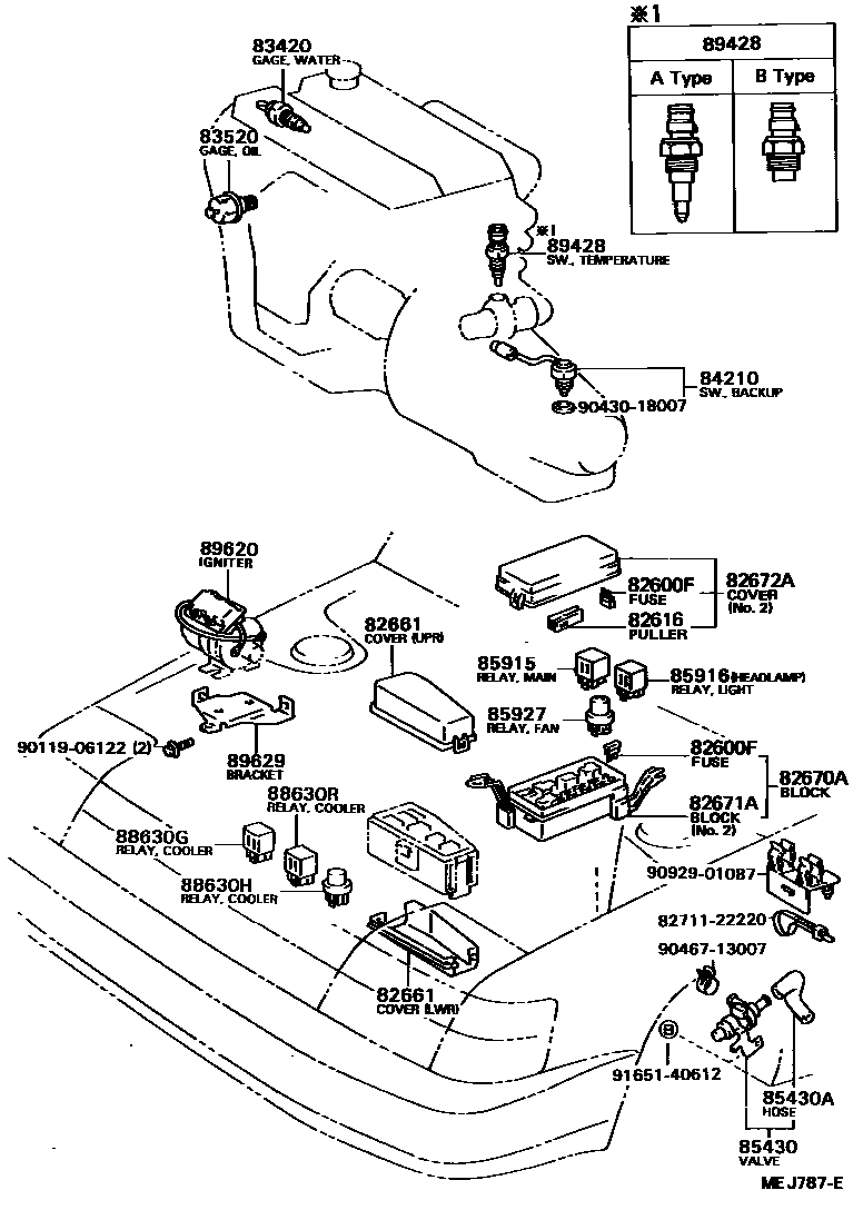 Parts diagram