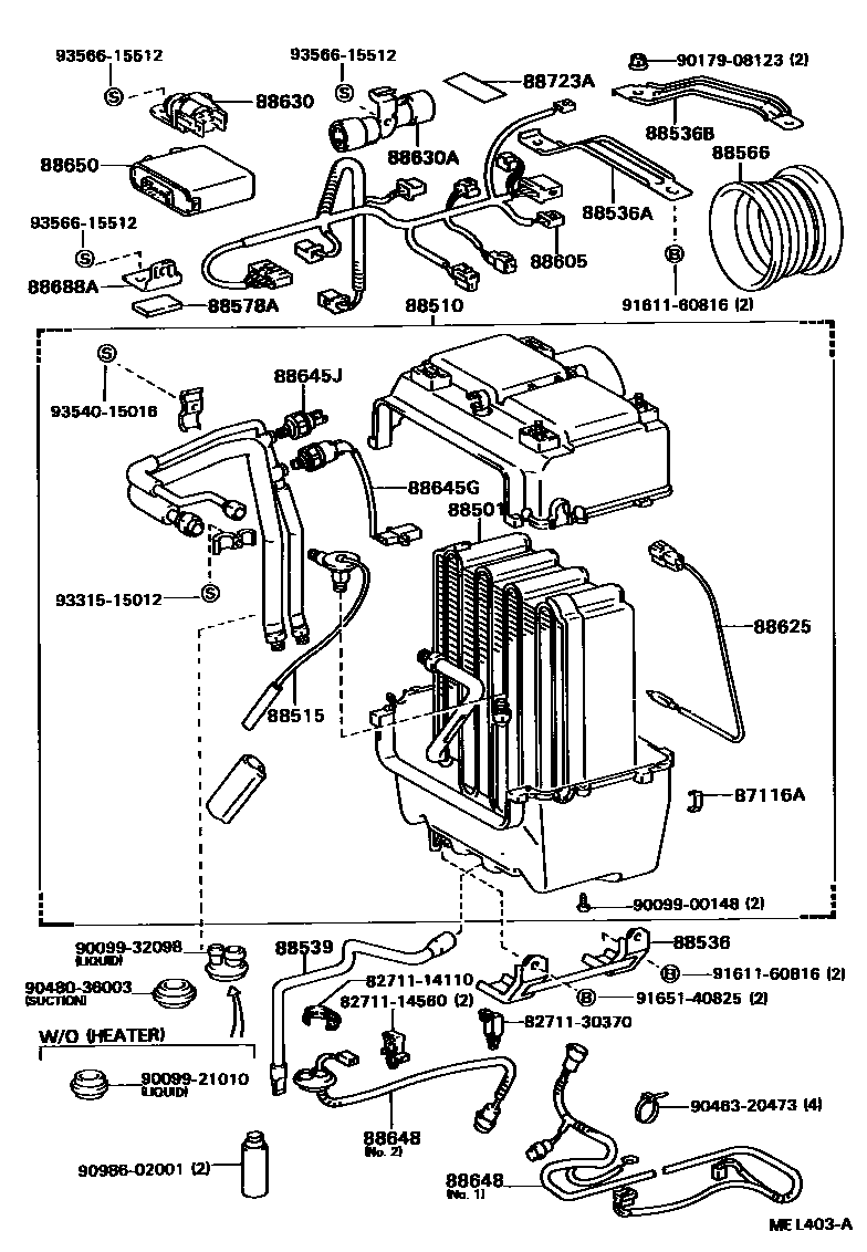 Parts diagram
