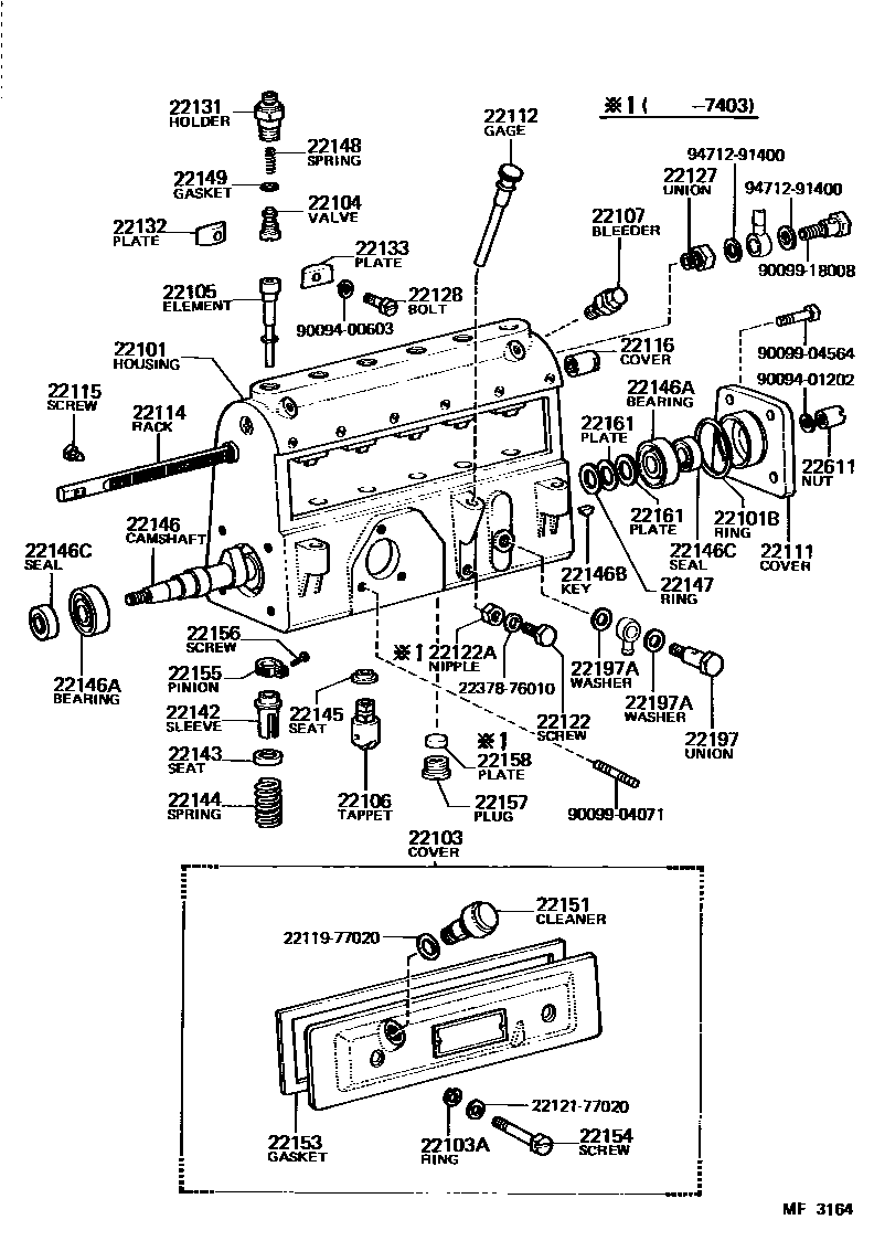 Parts diagram