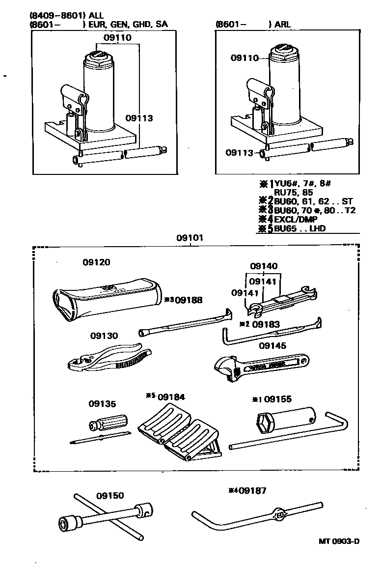 Parts diagram