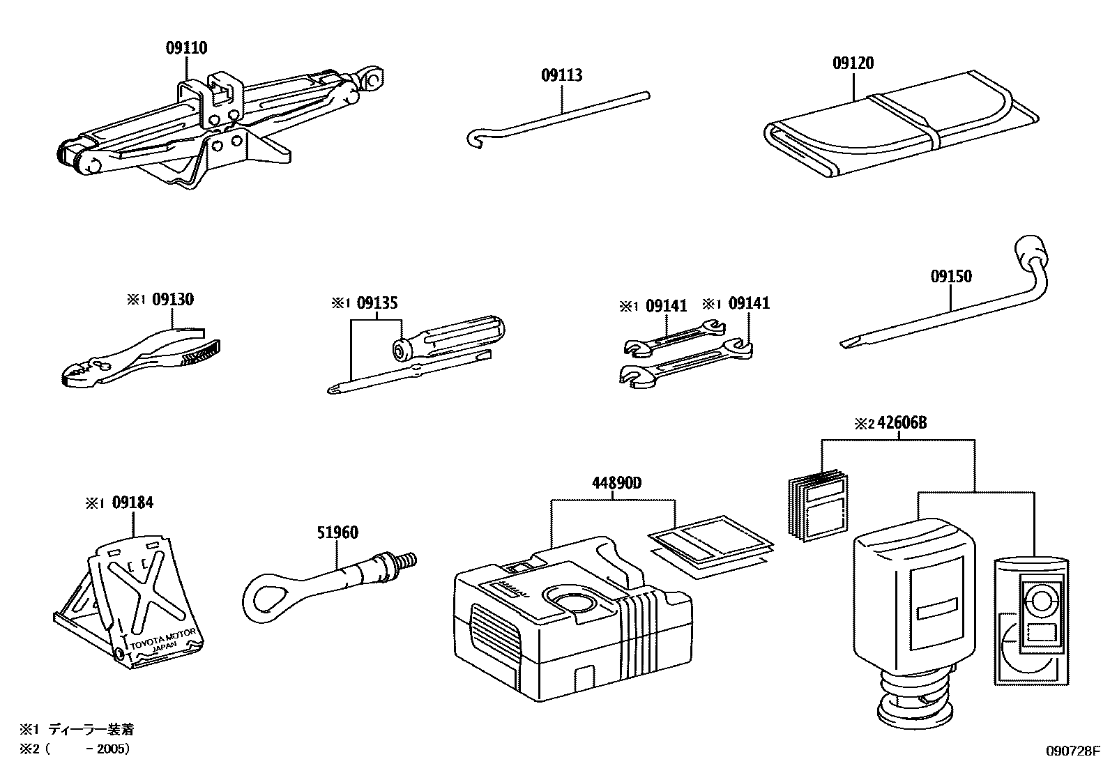 Parts diagram