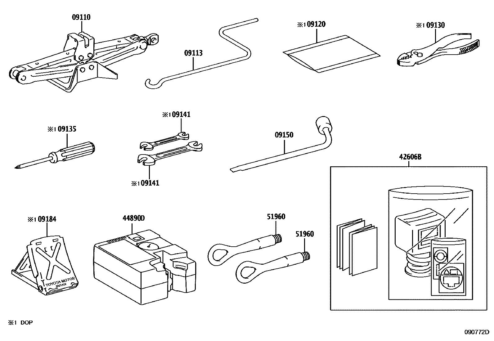 Parts diagram