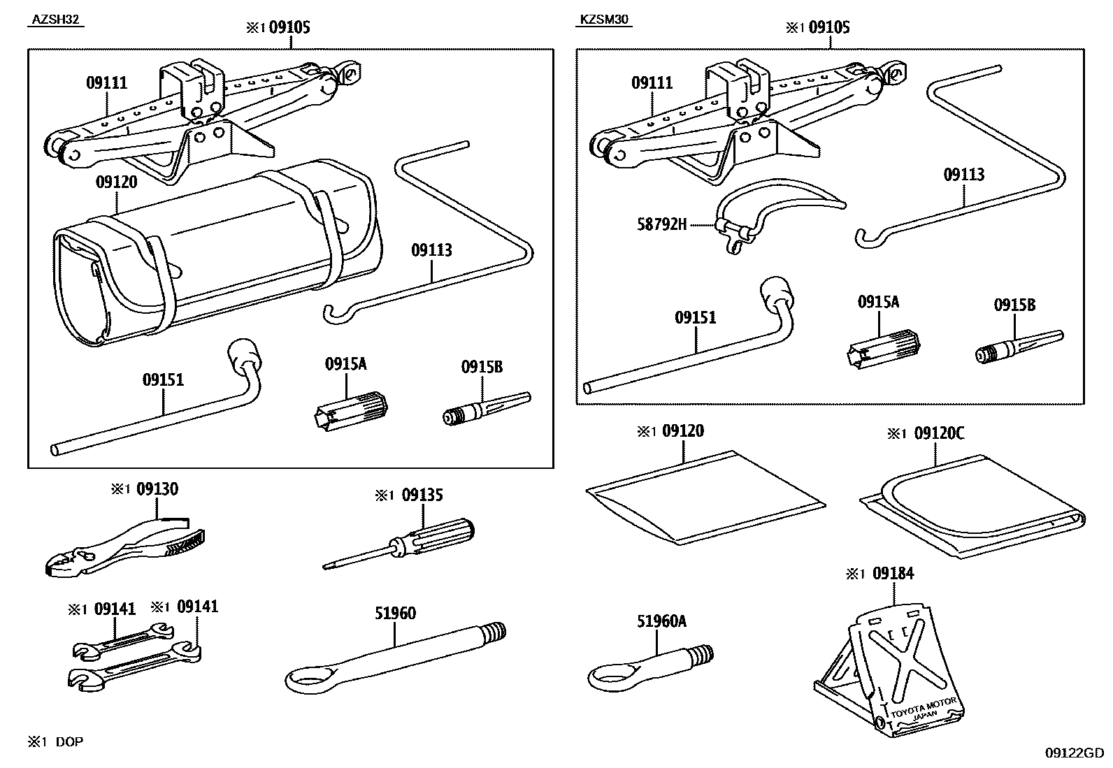 Parts diagram